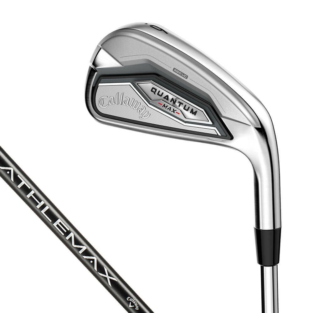 クアンタム マックス メンズ アイアン　5本セット（＃6～9、PW）　ATHLEMAX 60 カーボンシャフト