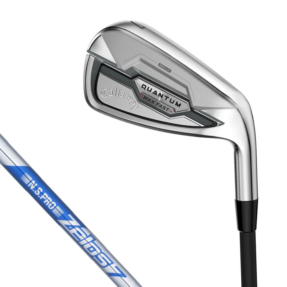 クアンタム マックス FAST メンズ アイアン　5本セット（＃7～9、PW、AW）　N.S.PRO Zelos7 スチールシャフト