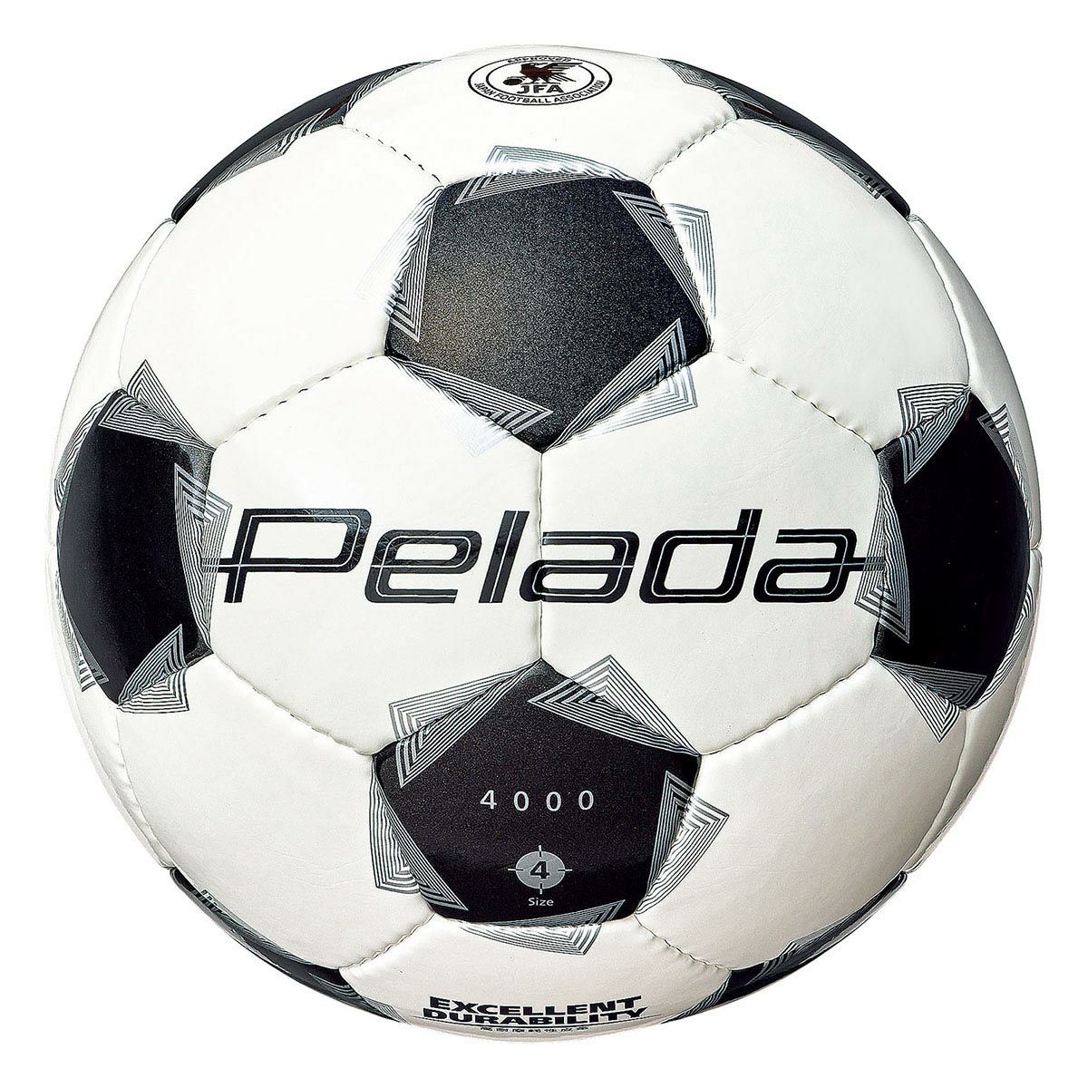 モルテン molten　 ペレーダ 4000 （4号球） ホワイト×メタリックブラック　サッカーボール 2025 春夏 ホワイト×メタリックブラック