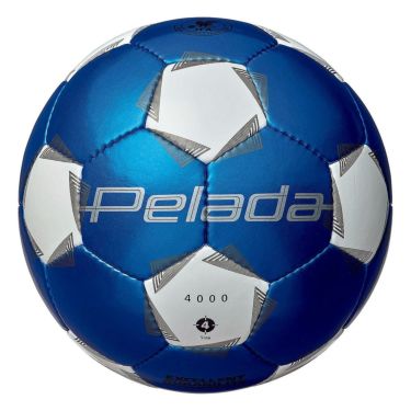 モルテン molten　 ペレーダ4000 （4号球） メタリックブルー×ホワイト　サッカーボール 2025 メタリックブルー×ホワイト