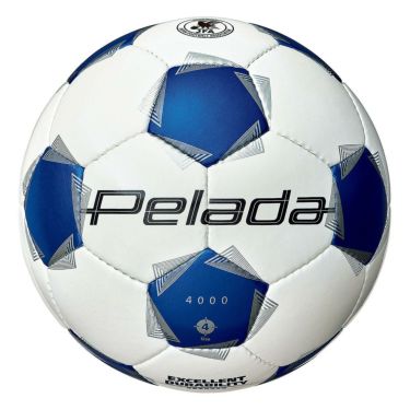 モルテン molten　 ペレーダ 4000 （4号球） ホワイト×メタリックブルー　サッカーボール 2025 春夏 ホワイト×メタリックブルー