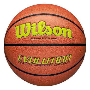 ウイルソン Wilson　 EVOLUTION ゲームボール （7号球） オレンジ/オプティカルイエロー　バスケットボール 2024 オレンジ/オプティカルイエロー