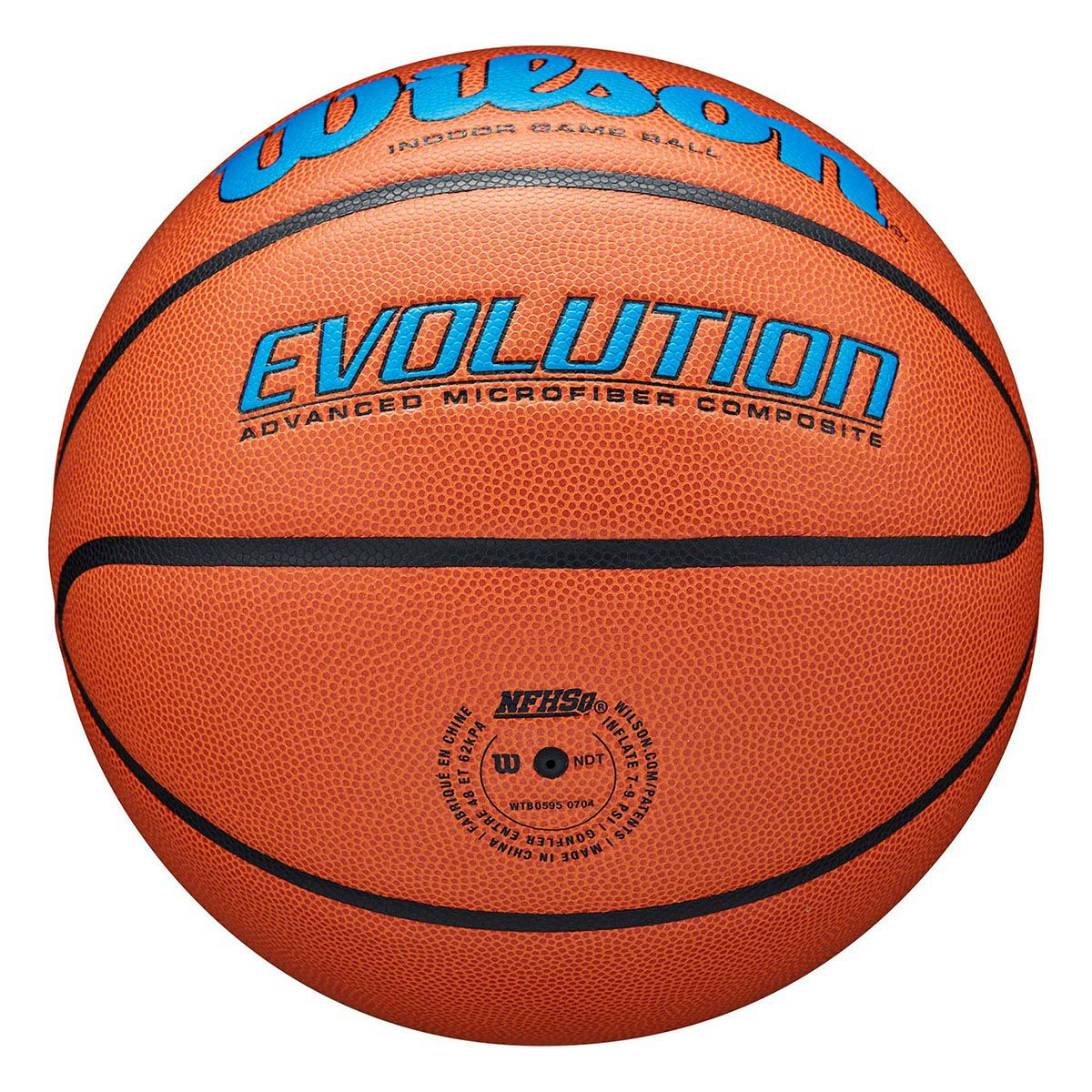 ウイルソン Wilson　 EVOLUTION ゲームボール （7号球） オレンジ/ロイヤル　バスケットボール 2024 オレンジ/ロイヤル 詳細4