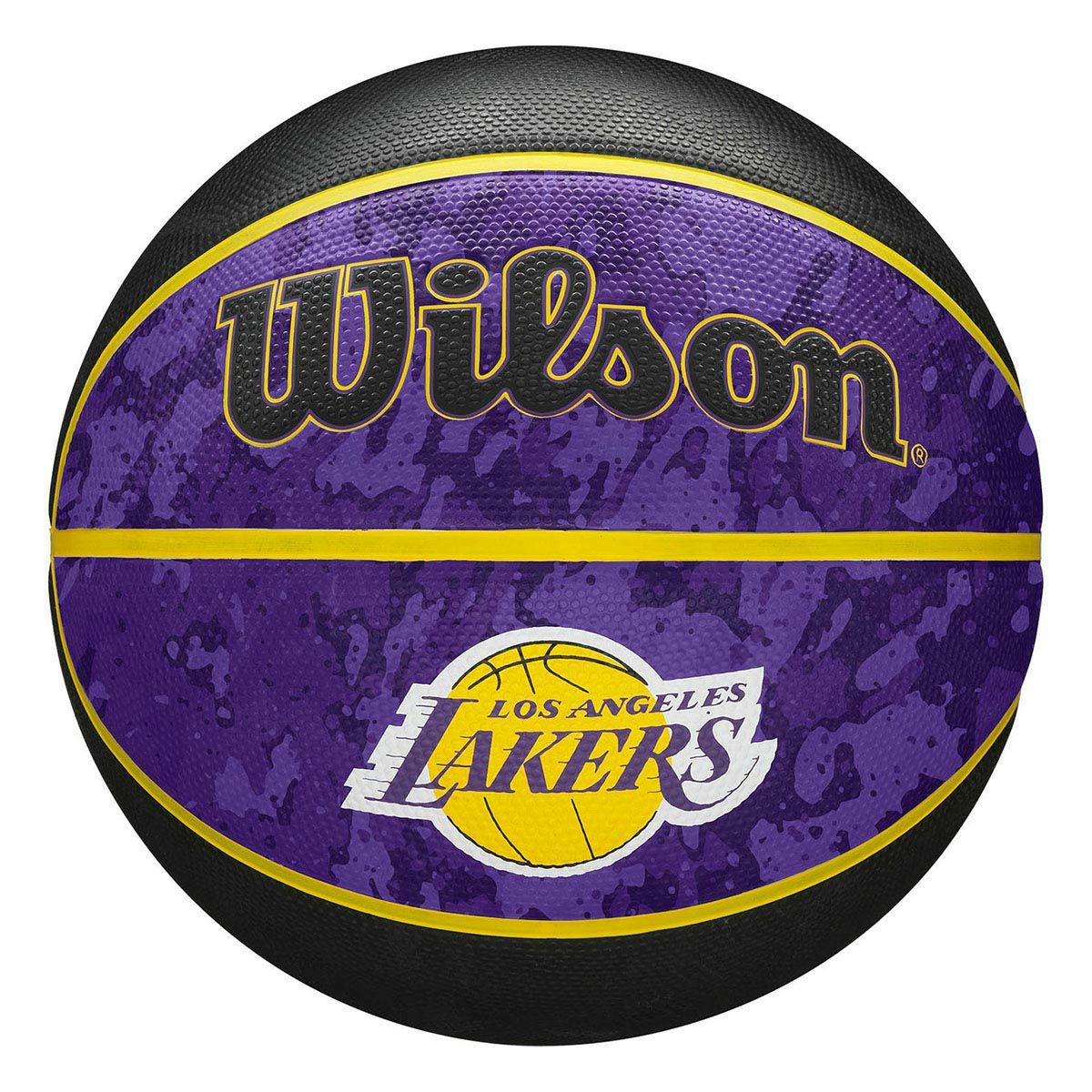 ウイルソン Wilson　 NBA TEAM TIEDYE ロサンゼルス・レイカーズ （7号球） パープル　バスケットボール 2024 パープル