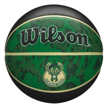 ウイルソン Wilson　 NBA TEAM TIEDYE ミルウォーキー・バックス （7号球） ダークグリーン　バスケットボール 2024 ダークグリーン