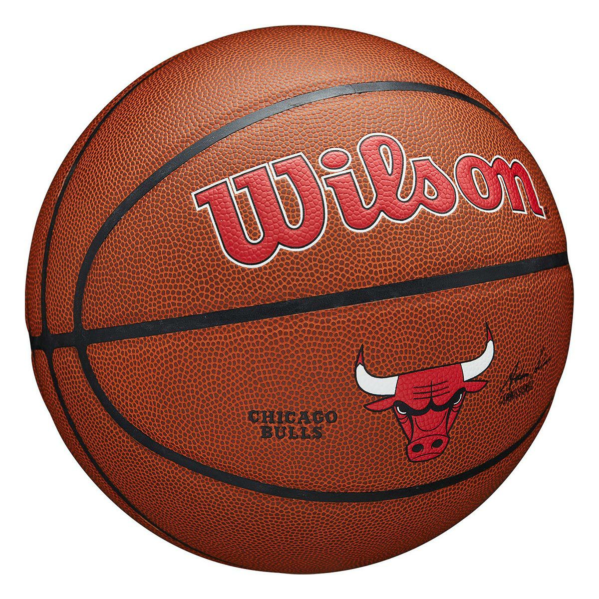 ウイルソン Wilson　 NBA TEAM ALLIANCE シカゴ・ブルズ （7号球） ブラウン　バスケットボール 2024 シカゴ・ブルズ 詳細2