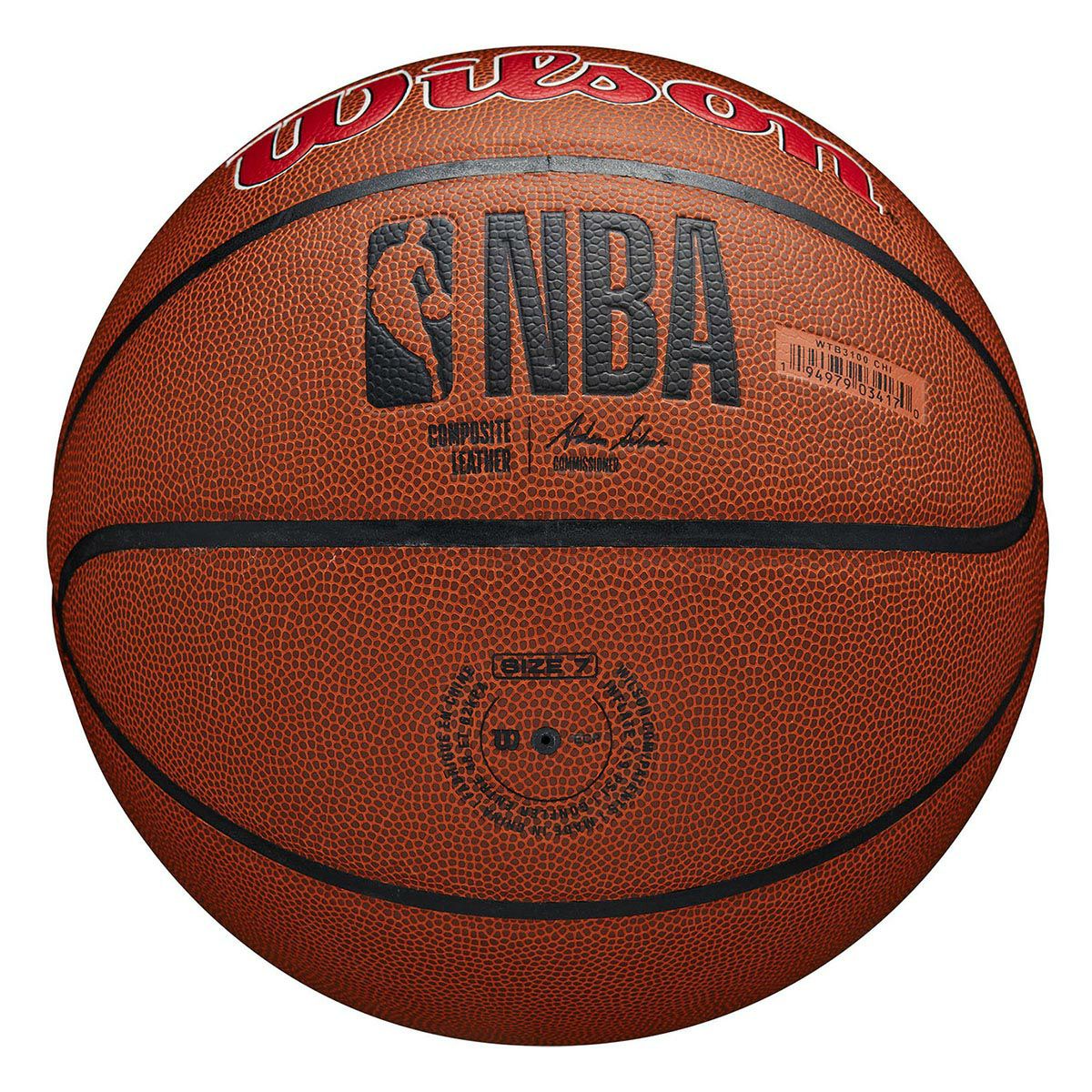 ウイルソン Wilson　 NBA TEAM ALLIANCE シカゴ・ブルズ （7号球） ブラウン　バスケットボール 2024 シカゴ・ブルズ 詳細4