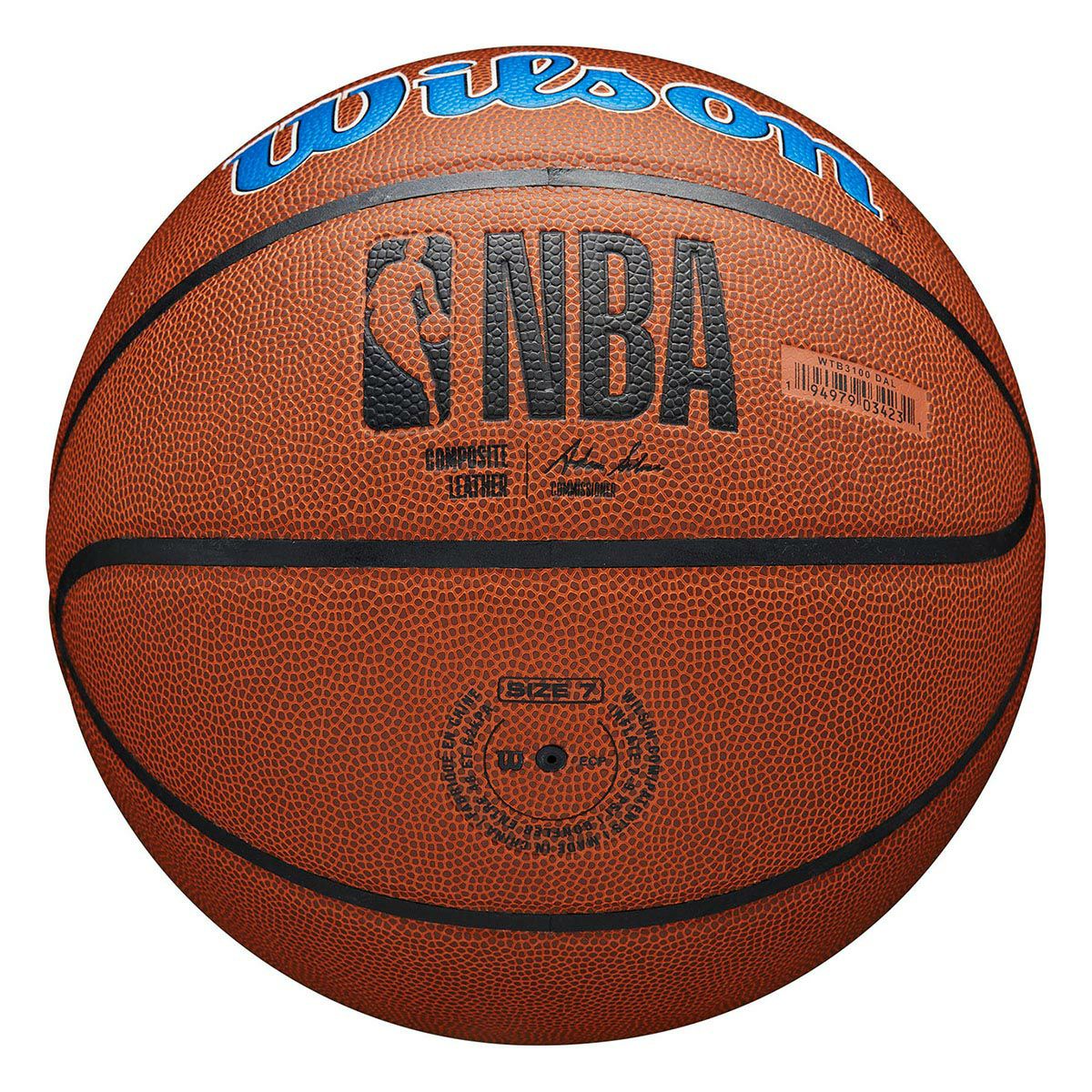 ウイルソン Wilson　 NBA TEAM ALLIANCE ダラス・マーヴェリクス （7号球） ブラウン　バスケットボール 2024 ダラス・マーヴェリクス 詳細4