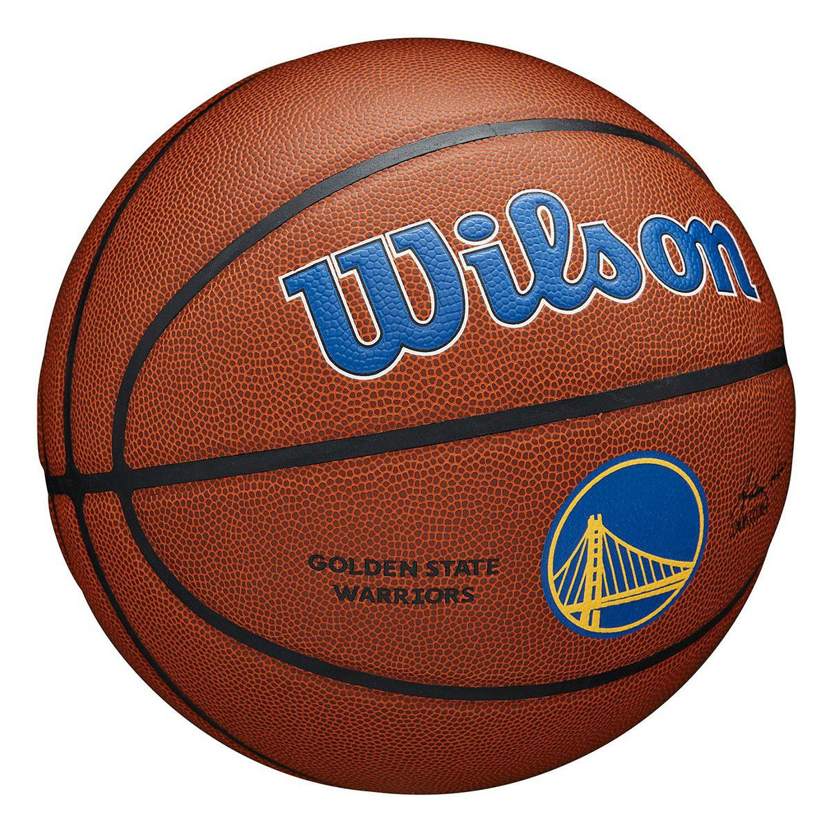 ウイルソン Wilson　 NBA TEAM ALLIANCE GS・ウォリアーズ （7号球） ブラウン　バスケットボール 2024 GS・ウォリアーズ 詳細2