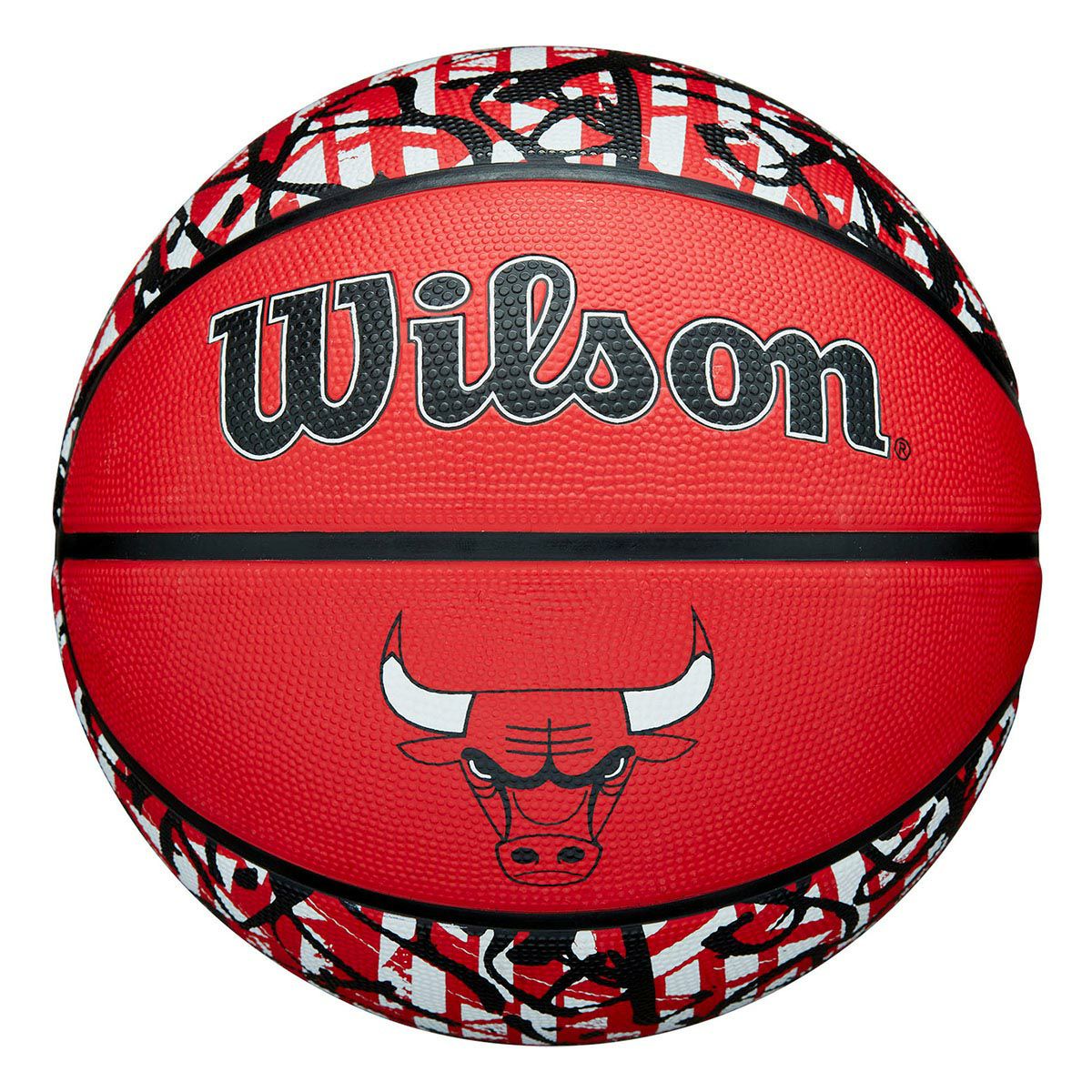 ウイルソン Wilson　 NBA TEAM GRAFFITI CHI BULLS （7号球） レッド　バスケットボール 2025 春夏 レッド