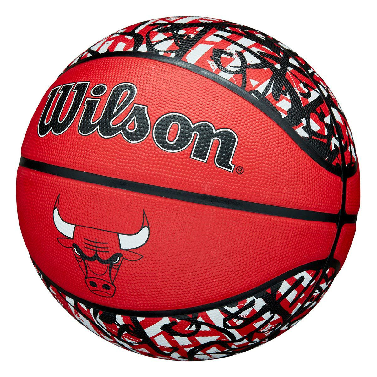 ウイルソン Wilson　 NBA TEAM GRAFFITI CHI BULLS （7号球） レッド　バスケットボール 2025 春夏 レッド 詳細3