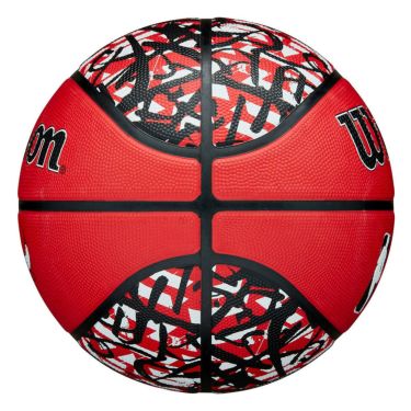 ウイルソン Wilson　 NBA TEAM GRAFFITI CHI BULLS （7号球） レッド　バスケットボール 2025 春夏 レッド 詳細4