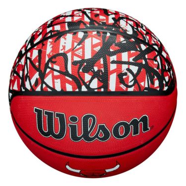 ウイルソン Wilson　 NBA TEAM GRAFFITI CHI BULLS （7号球） レッド　バスケットボール 2025 春夏 レッド 詳細5