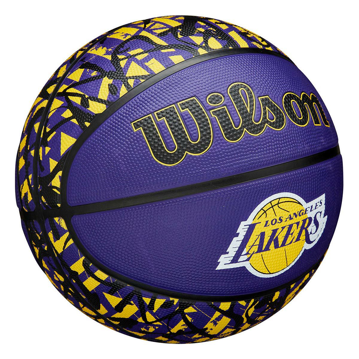 ウイルソン Wilson　 NBA TEAM GRAFFITI LA LAKERS （7号球） パープル　バスケットボール 2025 春夏 パープル 詳細2