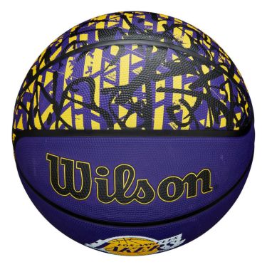ウイルソン Wilson　 NBA TEAM GRAFFITI LA LAKERS （7号球） パープル　バスケットボール 2025 春夏 パープル 詳細5