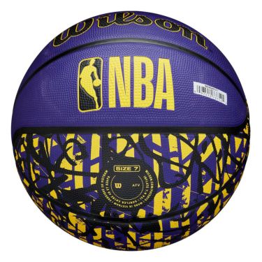 ウイルソン Wilson　 NBA TEAM GRAFFITI LA LAKERS （7号球） パープル　バスケットボール 2025 春夏 パープル 詳細6