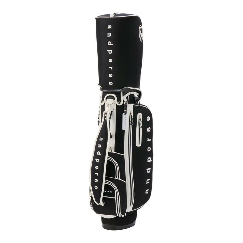 アンパスィ and per se　キャディバッグ AUS7126 20 ブラック　2026年モデル ブラック  詳細1