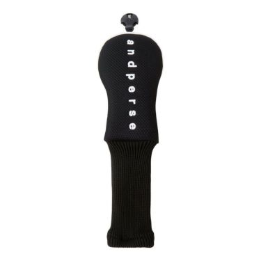 アンパスィ and per se　フェアウェイウッド用 ヘッドカバー AUS7146 20 ブラック　2026年モデル ブラック  詳細1