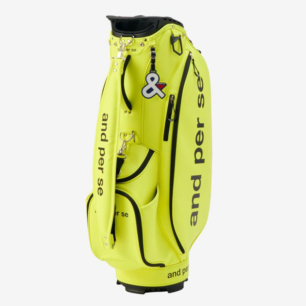 アンパスィ and per se　キャディバッグ AUS7306 63 ライム　2026年モデル ライム  詳細3