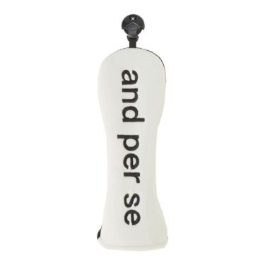 アンパスィ and per se　ユーティリティ用 ヘッドカバー AUS7336 10 ホワイト　2026年モデル ホワイト