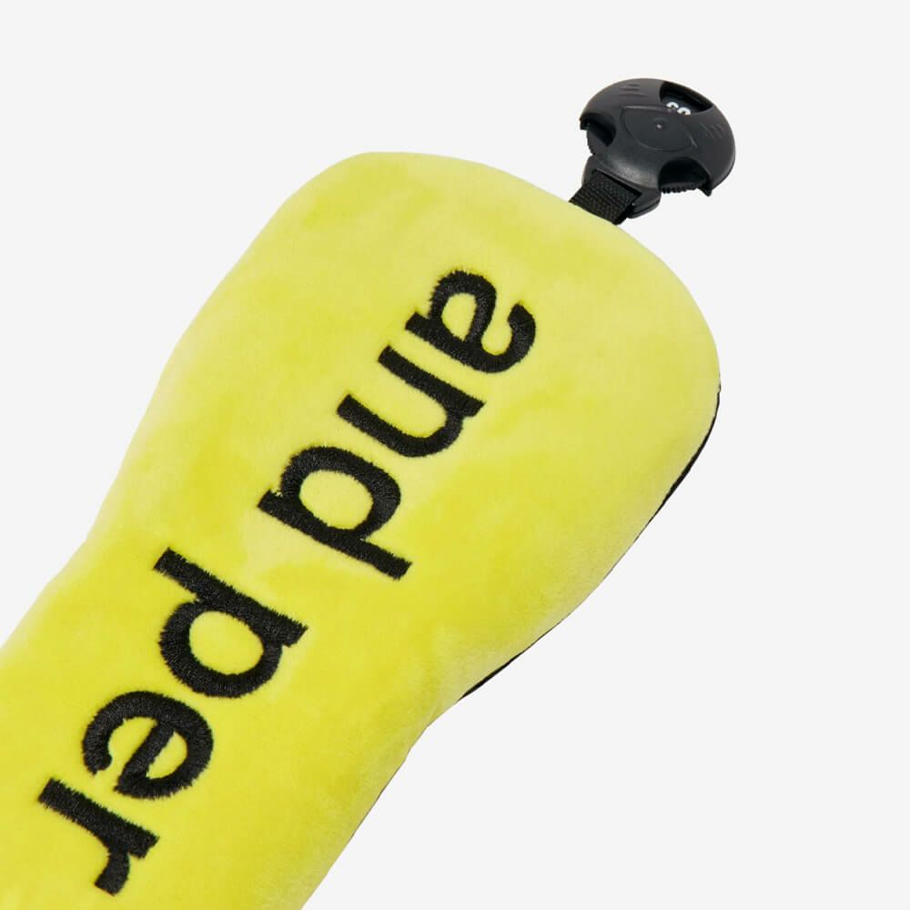 アンパスィ and per se　ユーティリティ用 ヘッドカバー AUS7336 63 ライム　2026年モデル ライム  詳細3