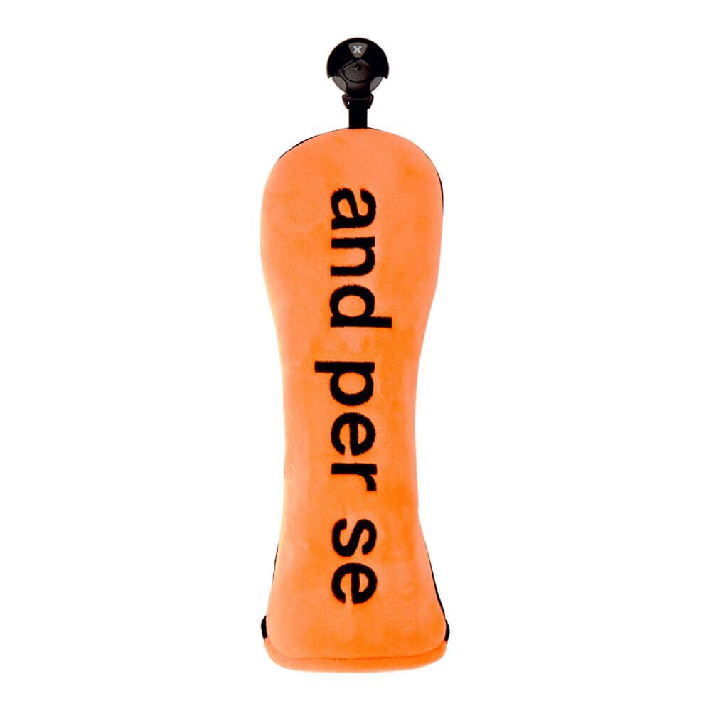 アンパスィ and per se　ユーティリティ用 ヘッドカバー AUS7336 75 オレンジ　2026年モデル オレンジ