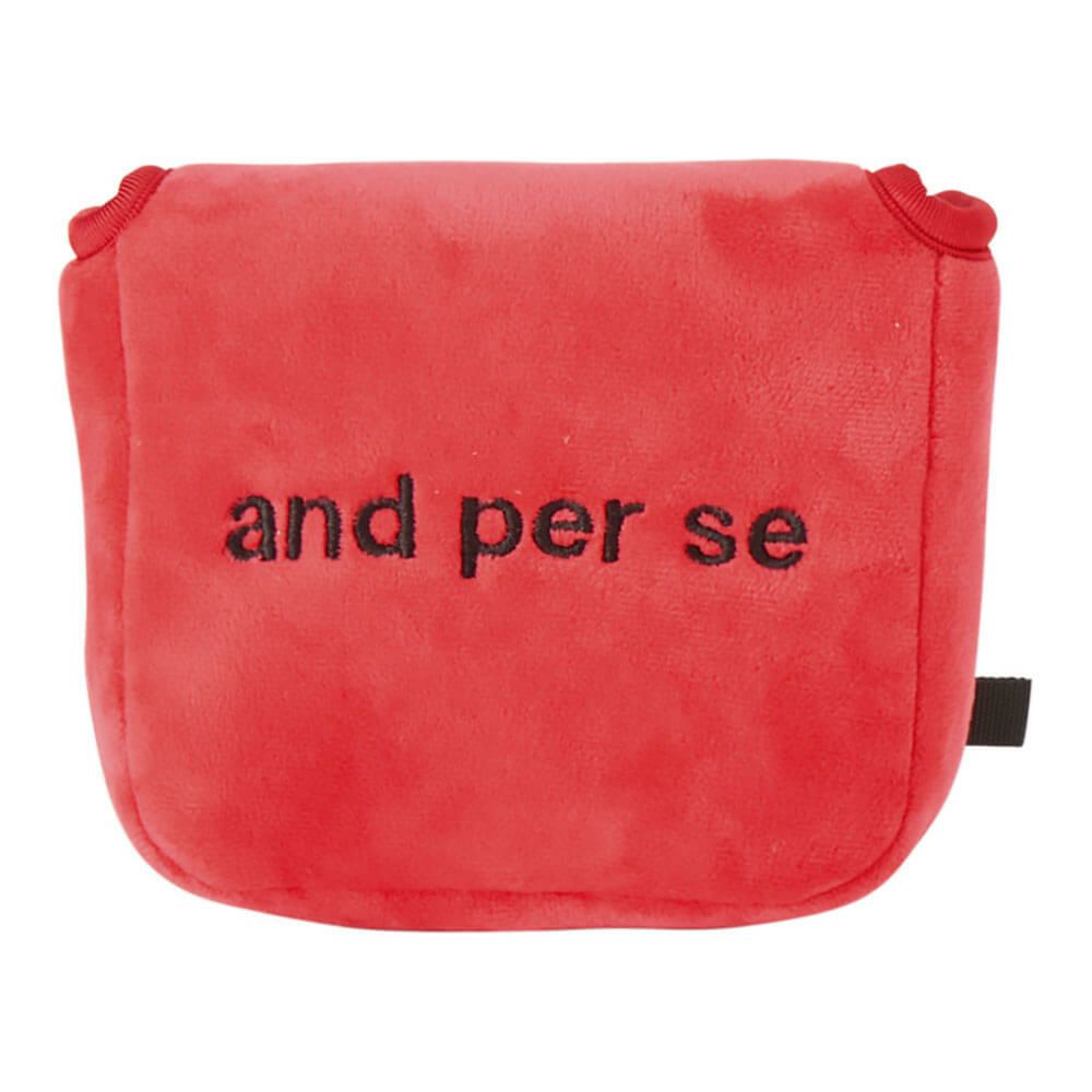 アンパスィ and per se　パターカバー マレット型 AUS7356 40 レッド　2026年モデル レッド