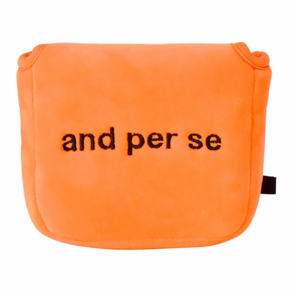 アンパスィ and per se　パターカバー マレット型 AUS7356 75 オレンジ　2026年モデル オレンジ