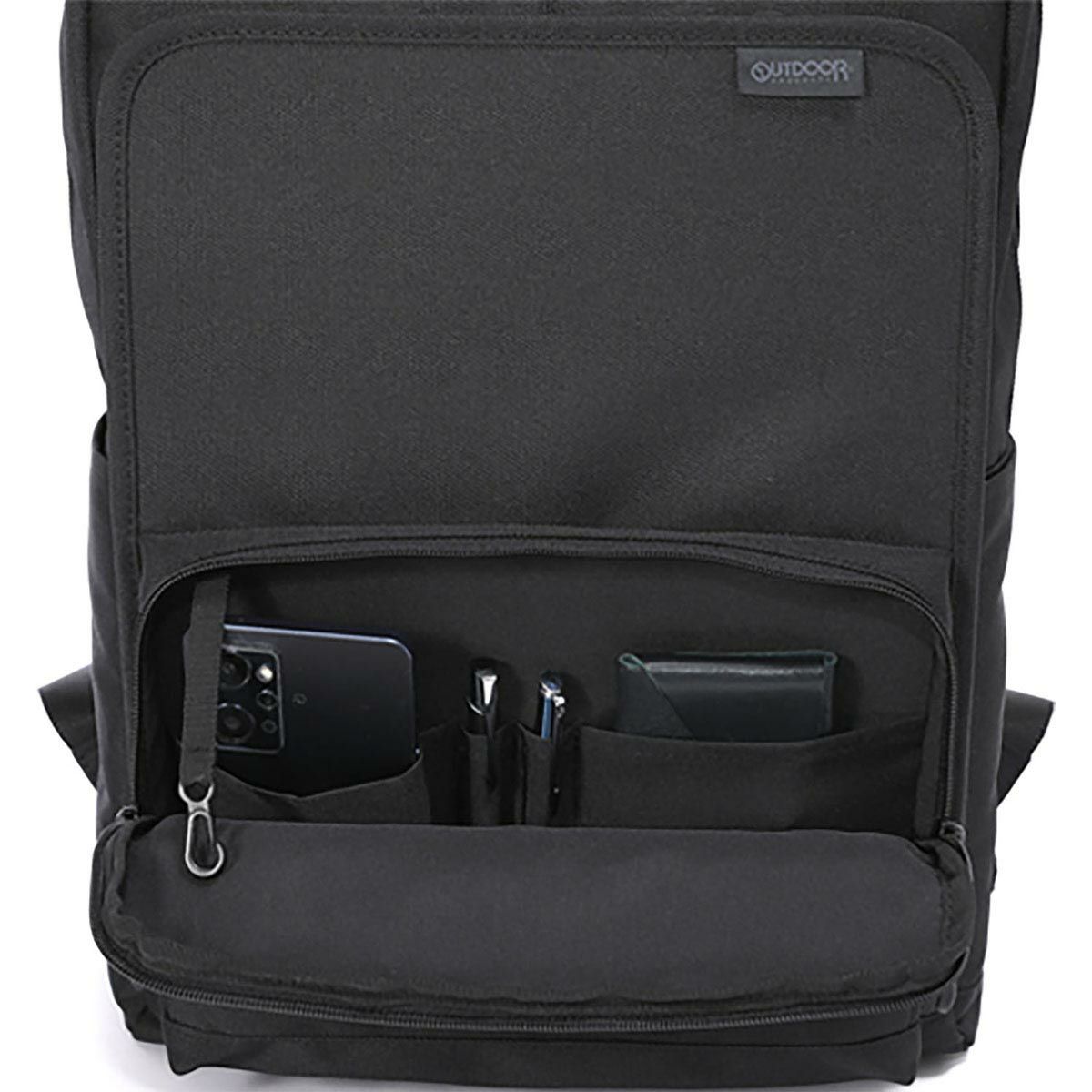 アウトドアプロダクツ OUTDOOR PRODUCTS　 OD ビジカジリュックM ブラック　バックパック 2024 秋冬  詳細9