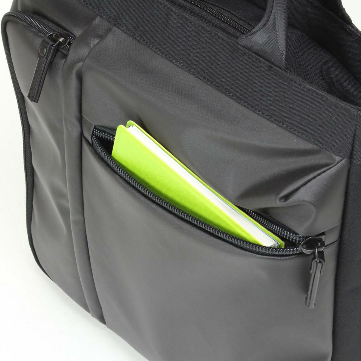 バーマス BERMAS　 バウアーゲーエン 縦型トート ブラック　 2022  詳細4