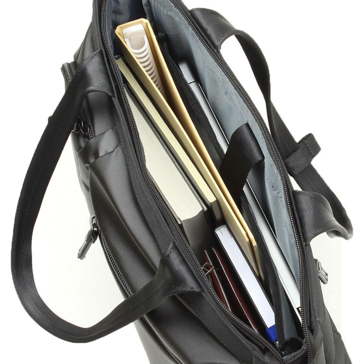 バーマス BERMAS　 バウアーゲーエン 縦型トート ブラック　 2022  詳細6