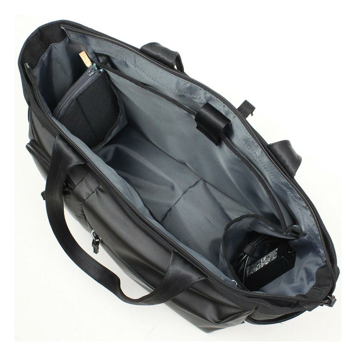 バーマス BERMAS　 バウアーゲーエン 横型トート ブラック　 2022  詳細9