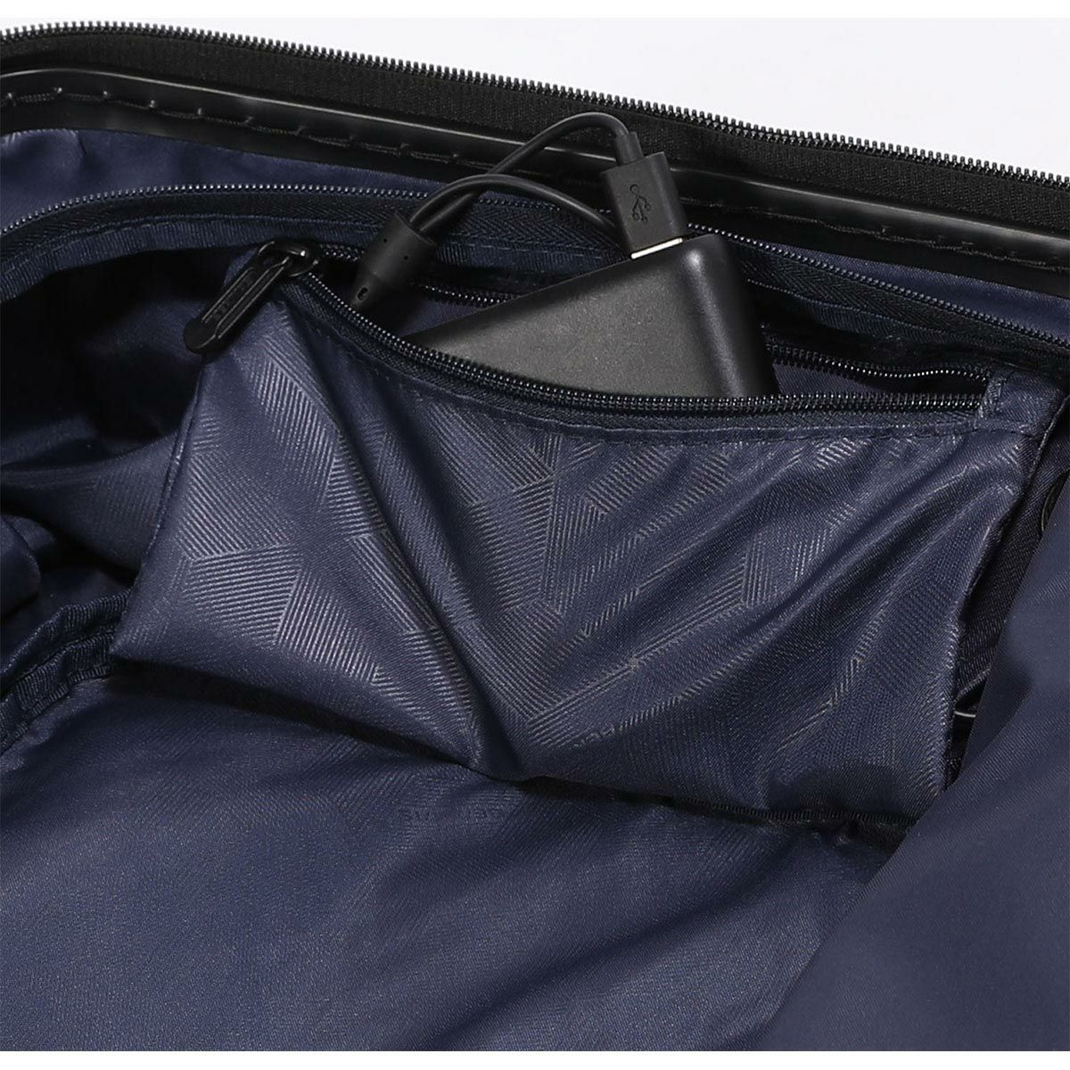 バーマス BERMAS　 INTER CITY2 PRO ワンタッチフロントオープン48c ブラック　キャリーケース 2025 春夏  詳細14