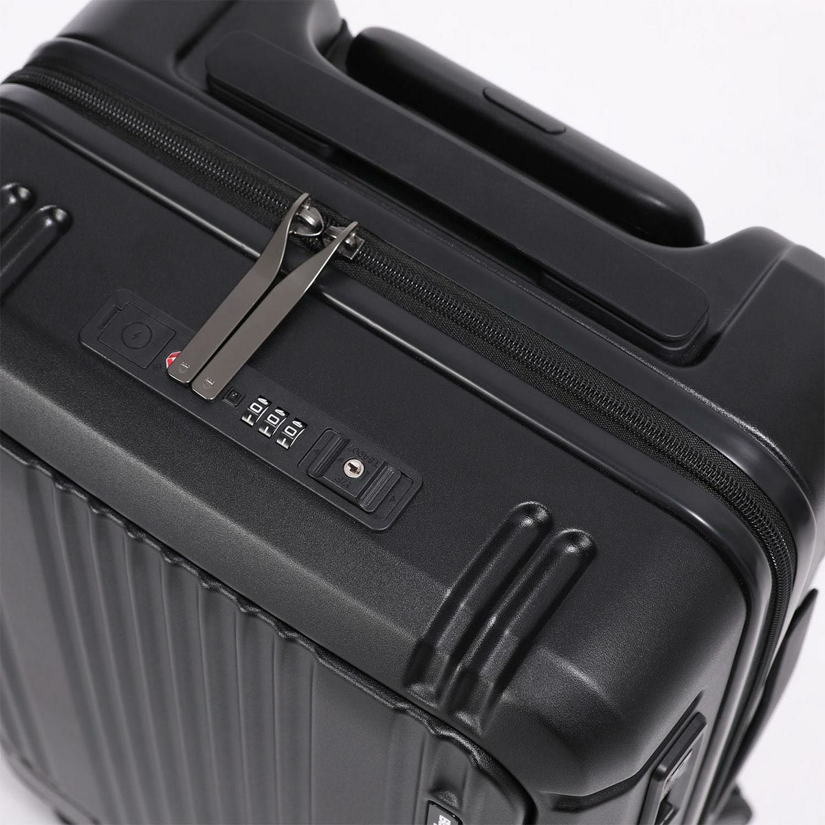 バーマス BERMAS　 INTER CITY2 PRO ワンタッチフロントオープン48c ブラック　キャリーケース 2025 春夏  詳細16