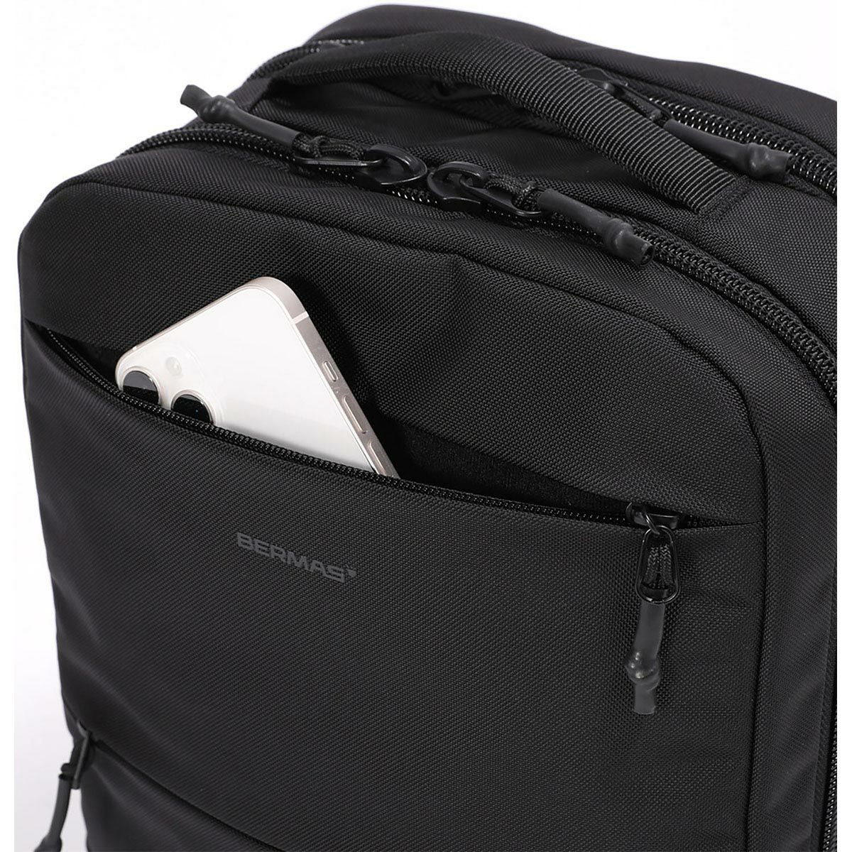 バーマス BERMAS　 BAUER IV 2層リュックM ブラック　バックパック 2024 秋冬  詳細6