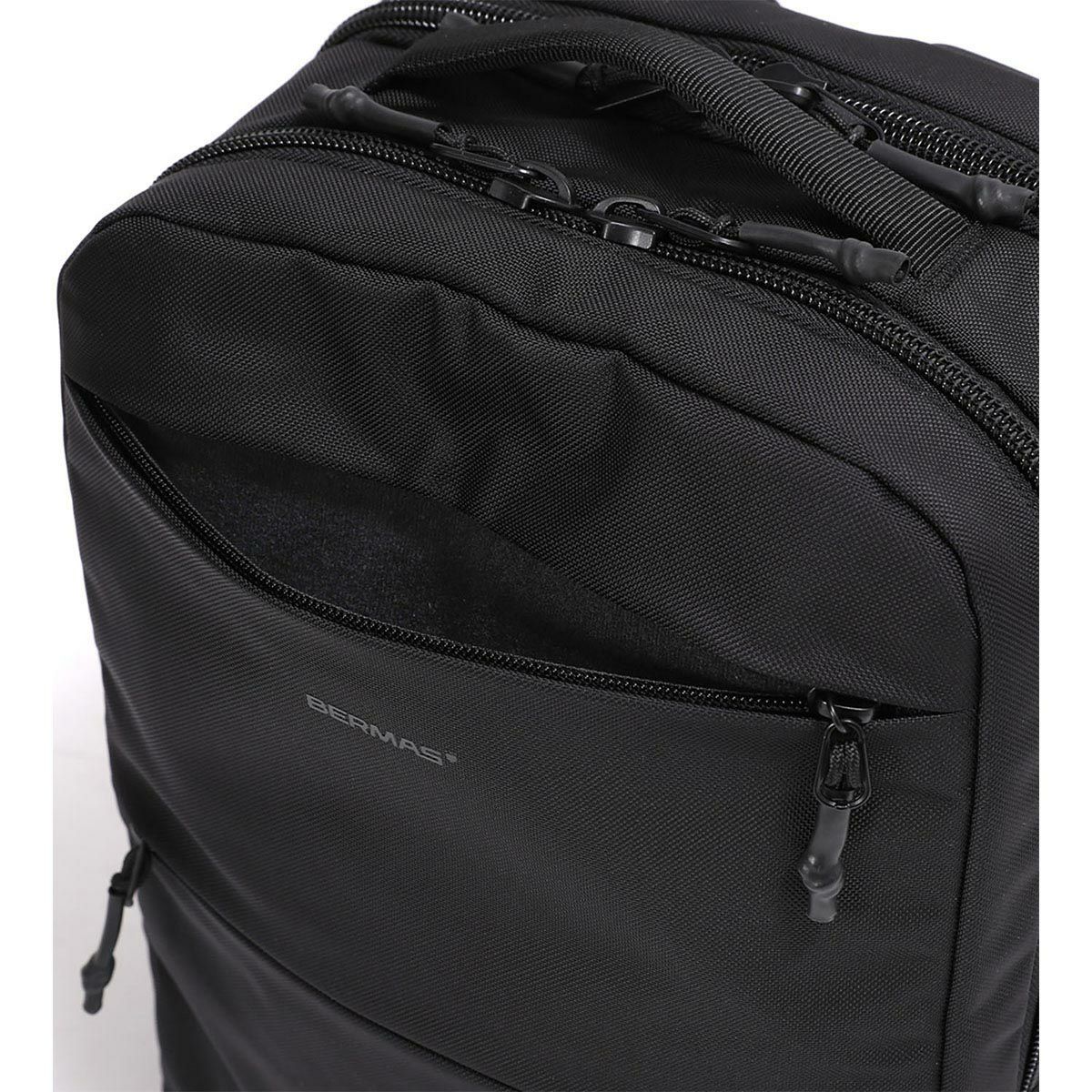 バーマス BERMAS　 BAUER IV 2層リュックM ブラック　バックパック 2024 秋冬  詳細7