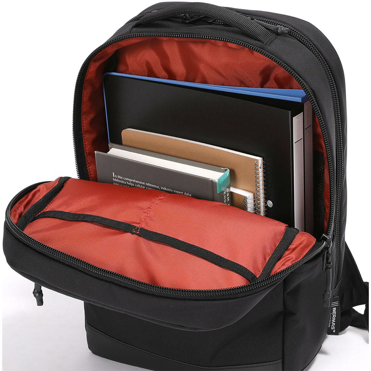 バーマス BERMAS　 BAUER IV 2層リュックM ブラック　バックパック 2024 秋冬  詳細12