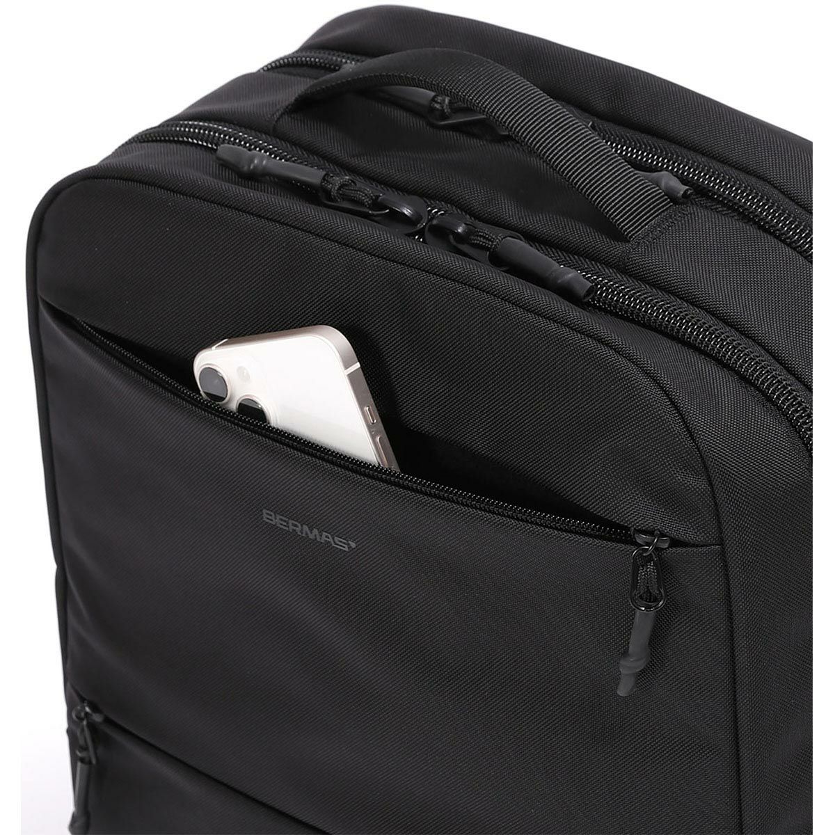 バーマス BERMAS　 BAUER IV 2層リュックL ブラック　バックパック 2024 秋冬  詳細6