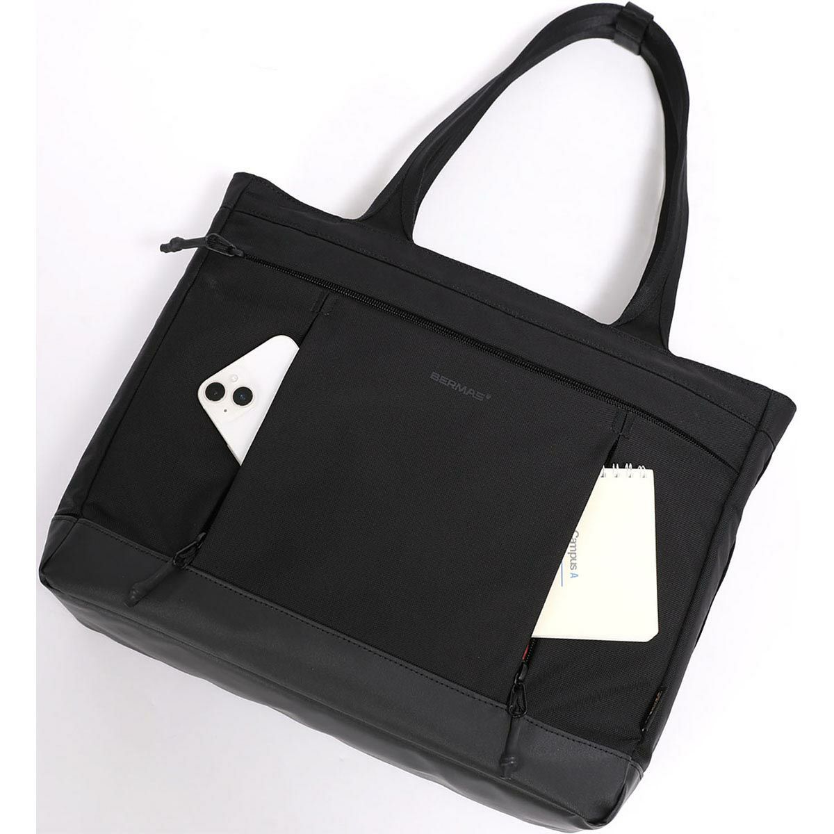 バーマス BERMAS　 BAUER IV 横型トート ブラック　 2024 秋冬  詳細6