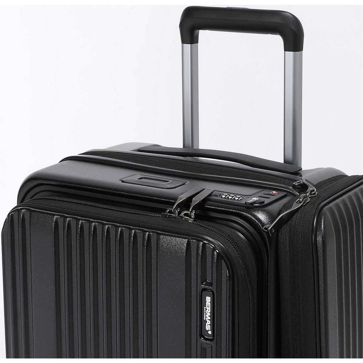 バーマス BERMAS　 EURO CITY3 サイドポケット付きフロントオープン48c　キャリーケース 2025 春夏  詳細14