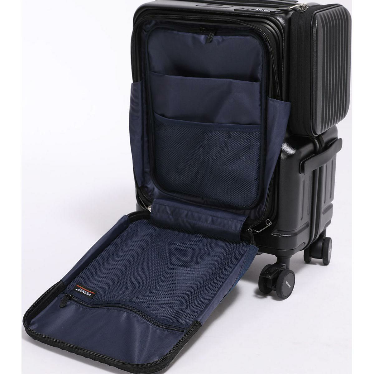 バーマス BERMAS　 EURO CITY3 サイドポケット付きフロントオープン48c　キャリーケース 2025 春夏  詳細25