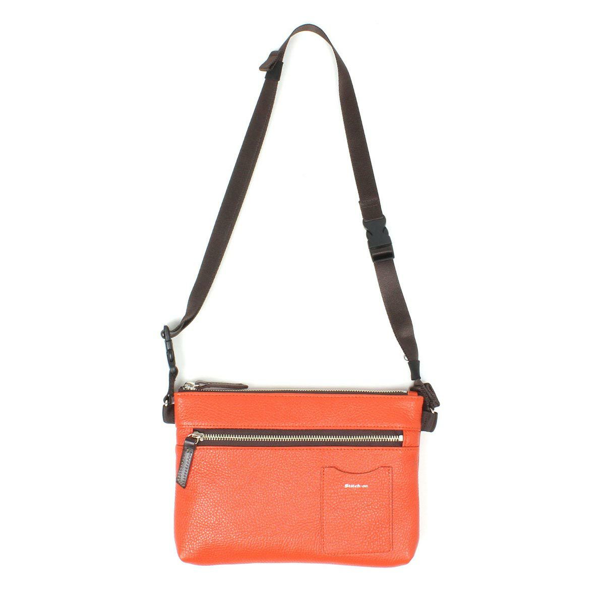 ステッチオン Stitch-on　 s-on Daily-item サコッシュ オレンジ　ショルダーバッグ 2019 春夏  詳細1