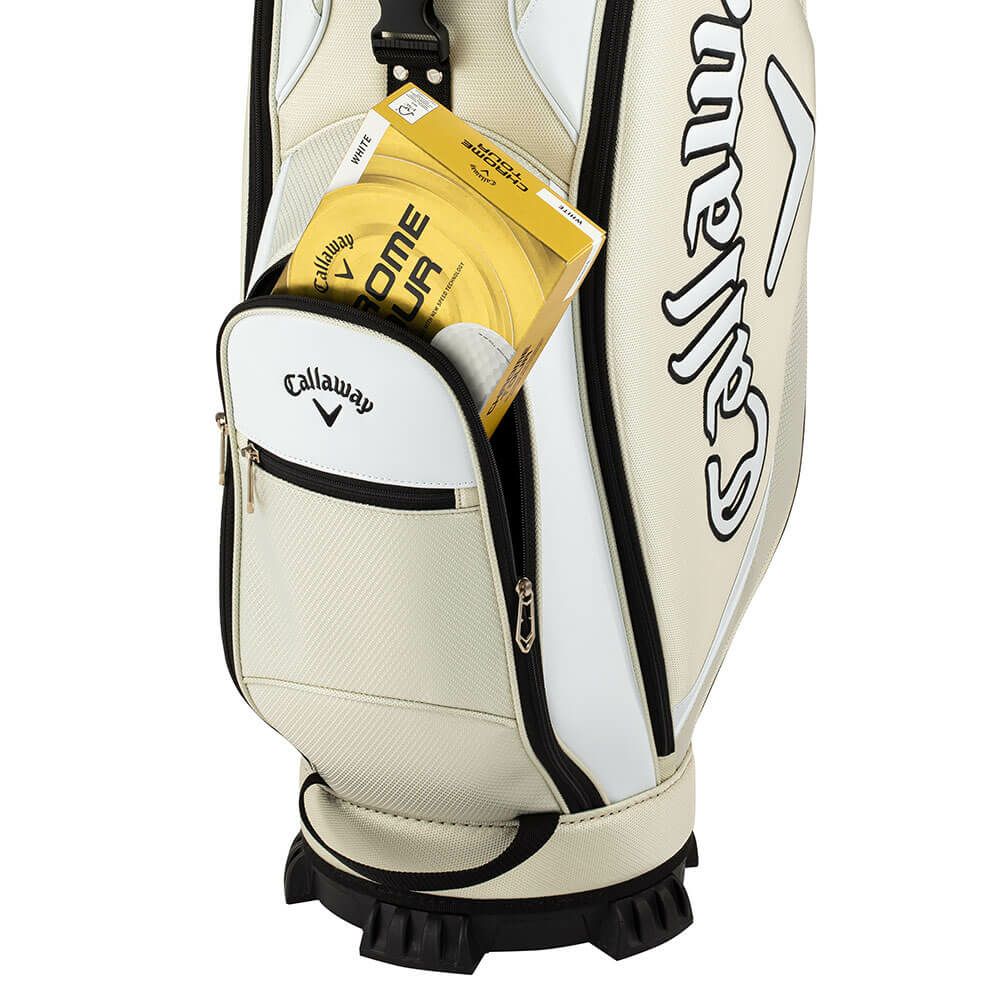 キャロウェイ　SPORT スポーツ メンズ キャディバッグ 25 JM 5125158 ライトブラウン/ホワイト　2026年モデル ライトブラウン/ホワイト 詳細5