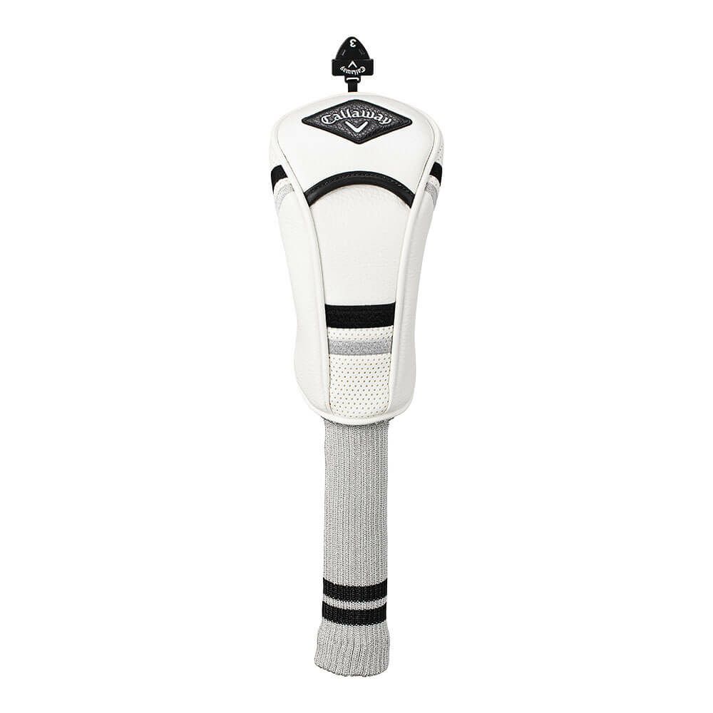 キャロウェイ　Snazz スナッズ フェアウェイウッド用 ヘッドカバー 26 JM 5526002 ホワイト　2026年モデル ホワイト