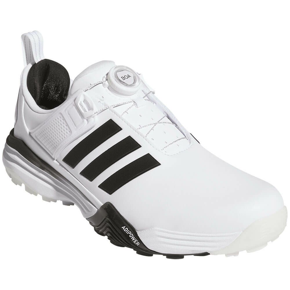 アディダス adidas　アディパワー 26 ボア　メンズ スパイクレス ゴルフシューズ OOM30 JS4138　2026年モデル ホワイト/ブラック/シルバー 詳細5