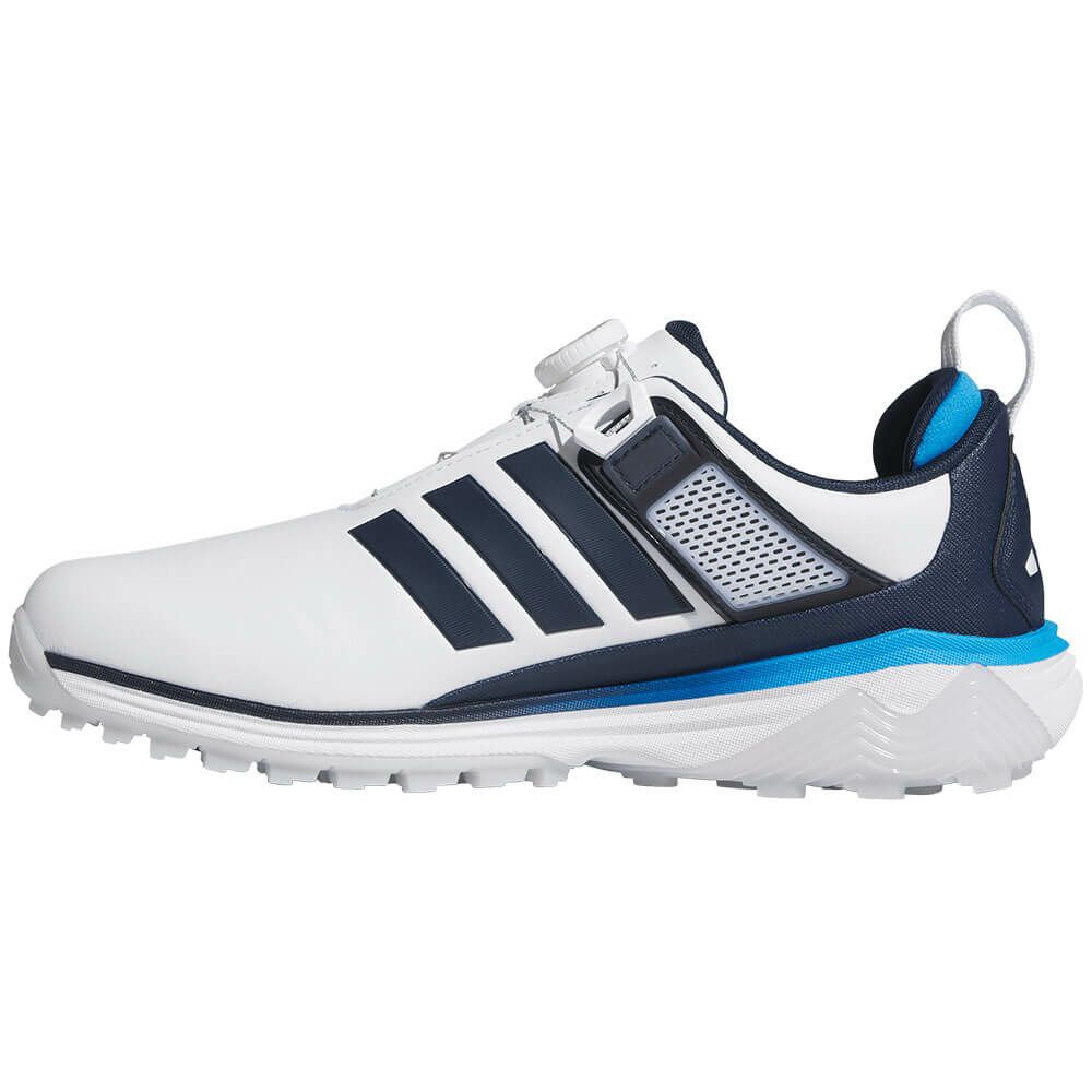 アディダス adidas　アディパワー 26 ボア　メンズ スパイクレス ゴルフシューズ OOM30 JS4139　2026年モデル ホワイト/ネイビー/ブルー 詳細4