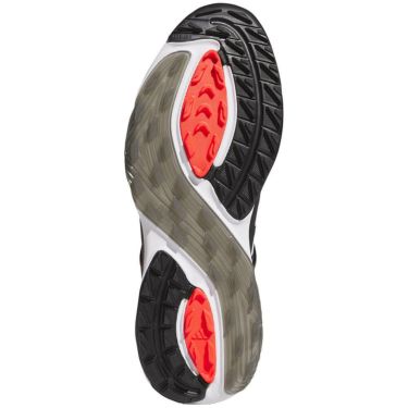 アディダス adidas　アディパワー 26 ボア　メンズ スパイクレス ゴルフシューズ OOM30 JS4141　2026年モデル ブラック/ホワイト/レッド 詳細3
