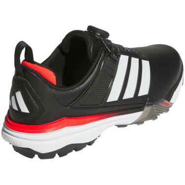 アディダス adidas　アディパワー 26 ボア　メンズ スパイクレス ゴルフシューズ OOM30 JS4141　2026年モデル ブラック/ホワイト/レッド 詳細6