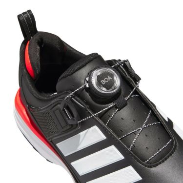 アディダス adidas　アディパワー 26 ボア　メンズ スパイクレス ゴルフシューズ OOM30 JS4141　2026年モデル ブラック/ホワイト/レッド 詳細7