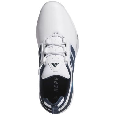 アディダス adidas　アディパワー 26　メンズ スパイクレス ゴルフシューズ OPJ09 JQ6816　2026年モデル ホワイト/ネイビー 詳細2